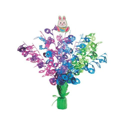 Easter Bunny Foil Burst Centerpiece