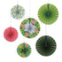 Cactus Shower Hanging Paper Fan Decorations