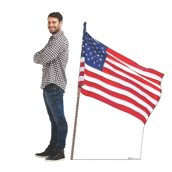 American Flag Stand-Up