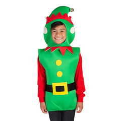 Kids Elf Pullover Costume