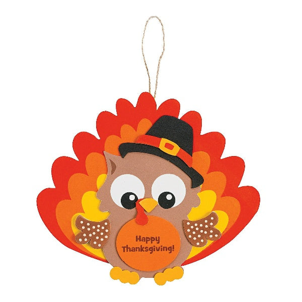 Owl Turkey Ornament Craft Kit