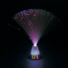 Plastic Ice Cube Base Fiber Optic Lamp