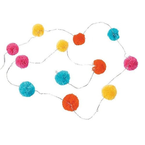 Boho Pom-Pom LED String Lights