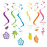 Tropical Hanging Swirl Decorations