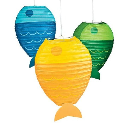 Little Fisherman Hanging Paper Lanterns