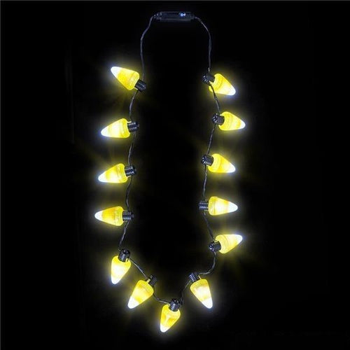 25 Inch Light-Up Candy Corn Necklace