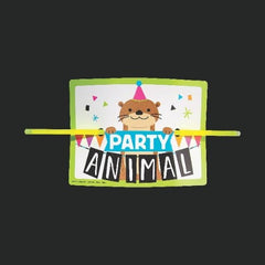 Party Animal Glow Bracelet with Card