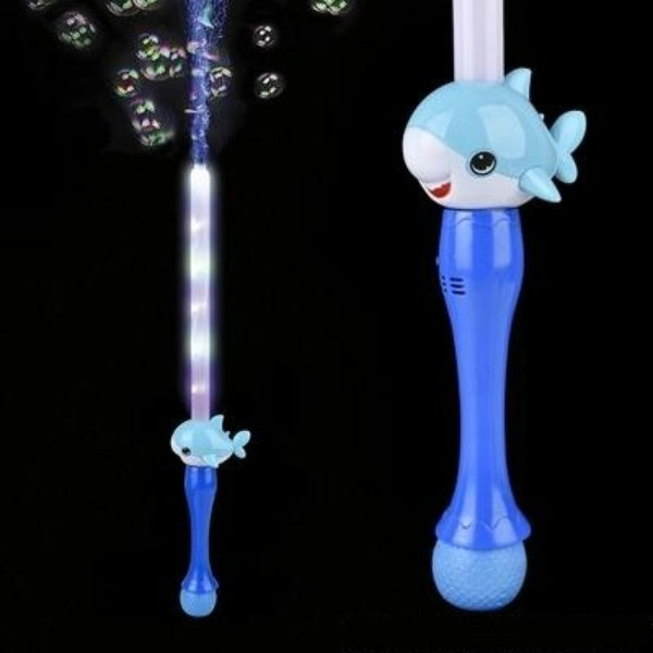 29 Light-Up Shark Pup Bubble Sword