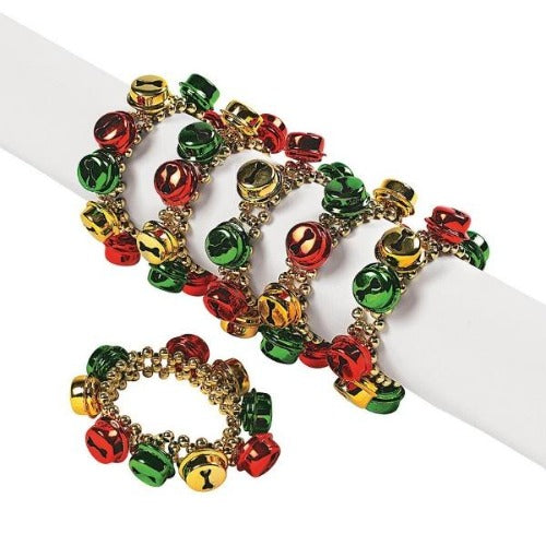 Jingle Bell Beaded Bracelets