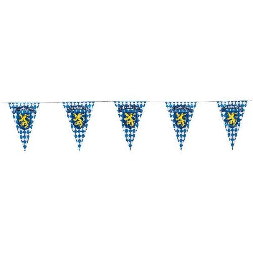 Oktoberfest Plastic Pennant Banner