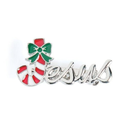 Candy Cane Jesus Pins