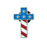 Flag Cross Enamel Pins