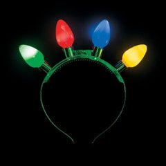 Christmas Light Up Bulbs Head Boppers