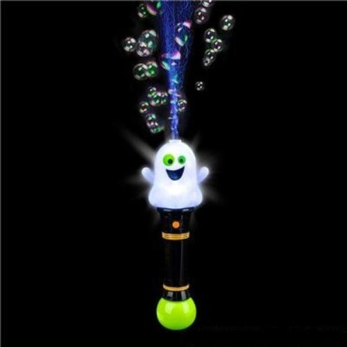 12 Ghost Light Up Bubble Blower Wand