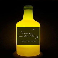 Glow In The Dark Bottle Collars Yellow