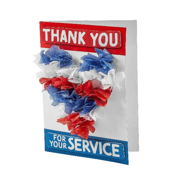 Thank You for Your Service Card Craft Kit