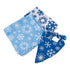 Snowflake Print Bandanas