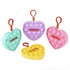 3.75" Valentines Conversation Hearts Bubble Popper Clip Ons