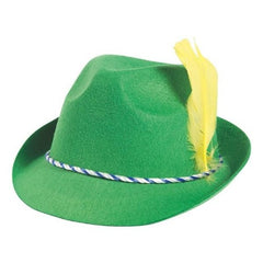 Green Oktoberfest Alpine Hat