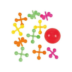 Neon Ball & Jacks Games Set