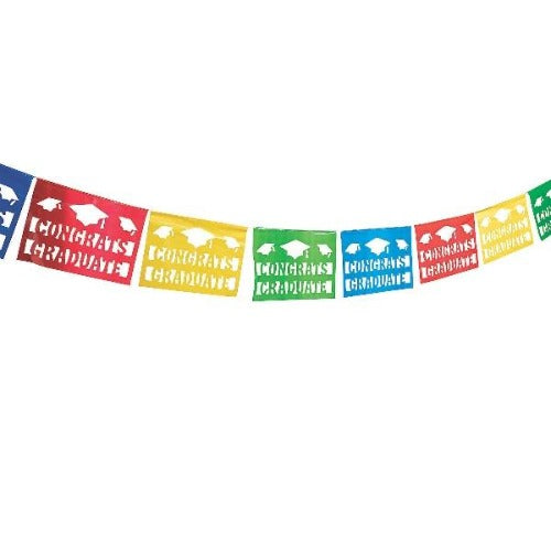 Graduation Cut-Out Pennant Banner