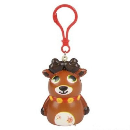 2.75 Squish Holiday Reindeer With Clip On