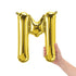 16  Letter M - Gold (Air-Fill Only)