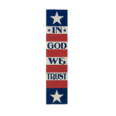 In God We Trust Porch Sign