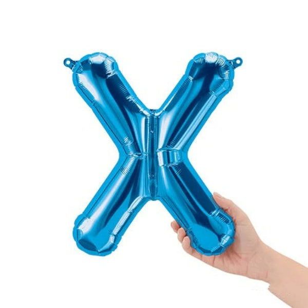 16  Letter X - Blue (Air-Fill Only)