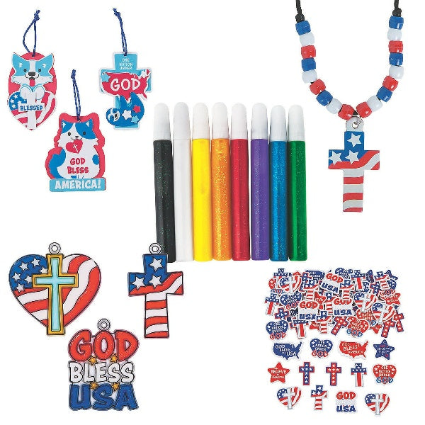 Religious Patriotic Craft Boredom Buster Kit