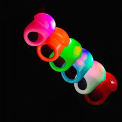LED Flashing Jelly Rings - Assorted