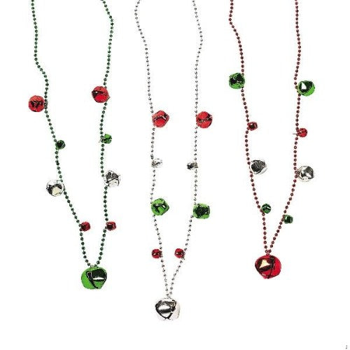 Jingle Bell Beaded Necklaces