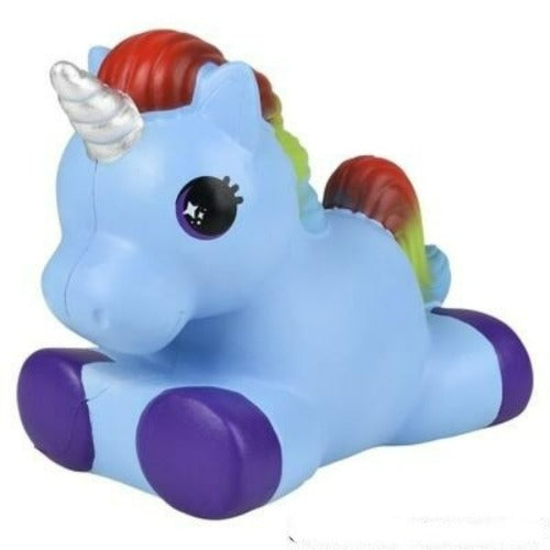 12 Jumbo Laying Squish Unicorn - Solid Colors