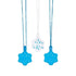 Winter Snowflake Bubble Bottle Necklaces