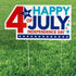 Happy 4th of July Independence Day Yard Sign | PartyGlowz