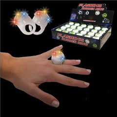 LED Shamrock Jelly Rings - Assorted