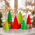 Slotted Christmas Tree Tabletop Decorations