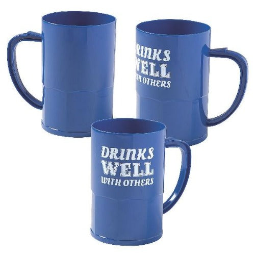 Drinks Well with Others Beer Mugs