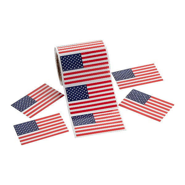 Patriotic Flag Stickers