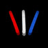 1.5 inch Mini Glow Sticks - Patriotic Colors - Red White Blue