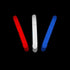 2 inch Mini Glow Sticks - Patriotic Colors - Red White Blue
