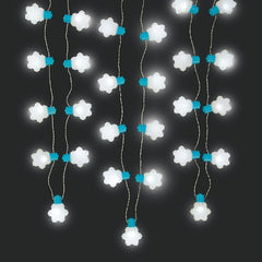LED Light Up Snowflakes Necklace