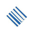 Royal Blue Striped Beverage Napkins