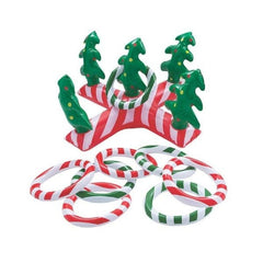 Inflatable Christmas Ring Toss Game Set