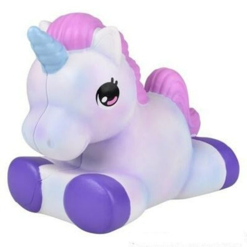 12 Jumbo Laying Squish Unicorn -Tie Dye