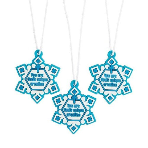 Religious Believe Snowflake Necklaces