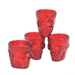 Gothic Halloween Ruby Shot Glasses