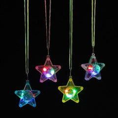 Light-Up Star Necklaces