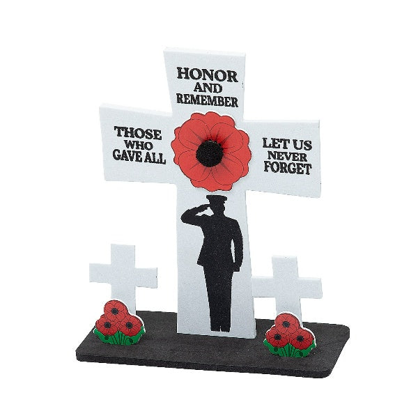Memorial Day Stand-Up Cross Craft Kit
