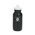 Opaque Paw Print Personalized Plastic Water Bottles